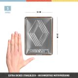 Металлическая пластина Renault Logo, Tin Sign, 15x20, Nostalgic Art, артикул NA26313