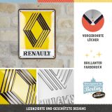Металлическая пластина Renault Logo, Tin Sign, 15x20, Nostalgic Art, артикул NA26313