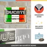 Металлическая пластина Ducati Bologna Motorcycles Tin Sign, 15x20, Nostalgic Art, артикул NA26311