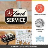 Металлическая конфетница Mercedes-Benz Truck Service, Mint Box, Black, Nostalgic Art, артикул NA81460