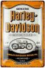 Металлическая пластина Harley-Davidson Motorcycles, Tin Sign, 20x30, Nostalgic Art