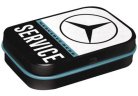 Металлическая конфетница Mercedes-Benz Service, Mint Box, Black, Nostalgic Art