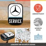Металлическая конфетница Mercedes-Benz Service, Mint Box, Black, Nostalgic Art, артикул NA81369
