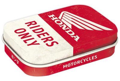 Металлическая коробка Honda Riders Only, Mint Box, Nostalgic Art