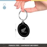 Стальной брелок Honda Round Keyring, Nostalgic Art, артикул NA48044