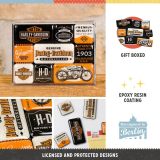 Набор магнитов на холодильник Harley-Davidson Motorcycles, Fridge Magnets, Nostalgic Art, артикул NA83133