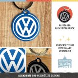 Стальной брелок Volkswagen Logo, Round Keyring, Nostalgic Art, артикул NA48048