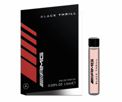 Пробник, мужская туалетная вода Mercedes-AMG, Black Thrill, Men, Product Samples 1.5 ml.