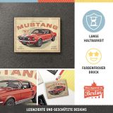 Магнит на холодильник Ford Mustang-GT 1967 Red, Fridge Magnet, 6x8, Nostalgic Art, артикул NA14402