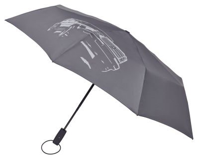 Складной зонт Mercedes-Benz G-Class Compact Umbrella, Grey/Black