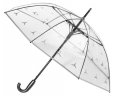 Прозрачный зонт-трость Mercedes-Benz Star Logo Stick Umbrella, Transparent