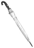 Прозрачный зонт-трость Mercedes-Benz Star Logo Stick Umbrella, Transparent, артикул B66959790