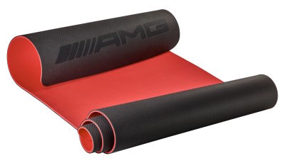 Мат для фитнеса Mercedes-AMG Fitness Mat, Black/Red