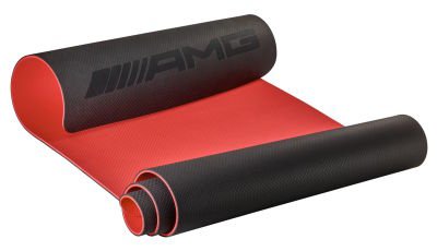 Мат для фитнеса Mercedes-AMG Fitness Mat, Black/Red