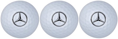 Набор из 3-х мячей для гольфа Mercedes-Benz Golf Balls, Set of 3, White
