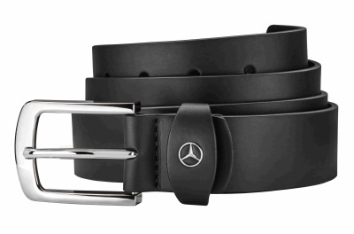 Мужской кожаный ремень Mercedes-Benz Belt, Men's, Classic, Black