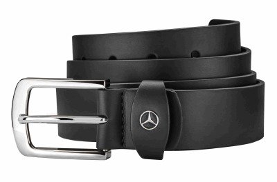 Мужской кожаный ремень Mercedes-Benz Belt, Men's, Classic, Black