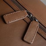 Кожаная дорожная сумка Land Rover Defender Leather Holdall, Brown, артикул DLLU241BNA