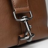 Кожаная дорожная сумка Land Rover Defender Leather Holdall, Brown, артикул DLLU241BNA