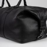 Кожаная дорожная сумка Range Rover Leather Holdall, Black, артикул RLLU232BKA