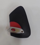 Кожаный футляр для ключа BMW Leather Key Case Sport Line, Red-Black, NB, артикул 82292219909B