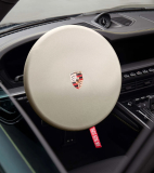 Чехол на руль Porsche Steering Wheel Cover Organiser, black/white/beige, артикул 00004401100