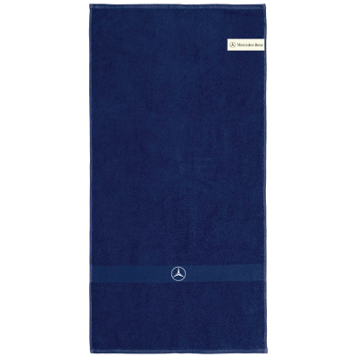 Банное полотенце Mercedes-Benz Star Bath Towel, Size L, Blue