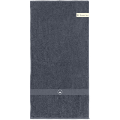 Банное полотенце Mercedes-Benz Star Bath Towel, Size L, Dark Grey