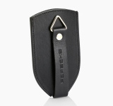 Кожаный футляр для ключей Porsche Key Case, Essential, Black, артикул WAP0300400TSLT