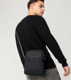 Наплечная сумка Porsche Shoulder Bag Essential, Black, артикул WAP0357970S0SB