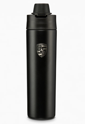 Термокружка Porsche Crest Thermal Drinking Bottle, Black, 550 ml.
