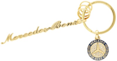 Брелок для ключей Mercedes-Benz Key Ring, Classic Lettering, Golden