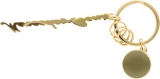 Брелок для ключей Mercedes-Benz Key Ring, Classic Lettering, Golden, артикул B66041763