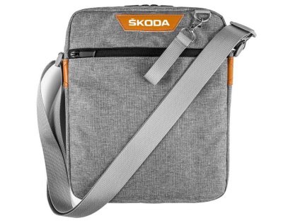 Наплечная сумка Skoda Shoulder Bag, Grey/Orange