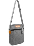 Наплечная сумка Skoda Shoulder Bag, Grey/Orange, артикул 000087319G
