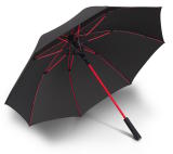 Большой зонт-трость Audi Sport Stick Umbrella, Black/Red, 2026Y, артикул 3122600300