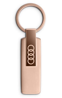 Металлический брелок для ключей Audi Key Ring, Stainless Steel, rosegold