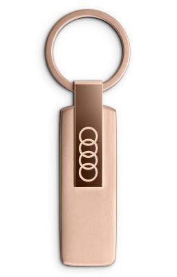 Металлический брелок для ключей Audi Key Ring, Stainless Steel, rosegold