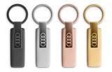 Металлический брелок для ключей Audi Key Ring, Stainless Steel, black, артикул 3182501810