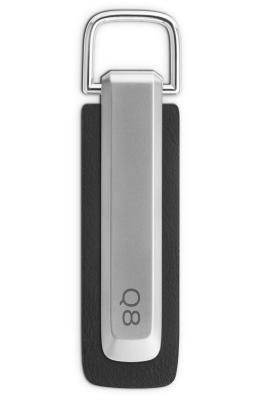 Модельный брелок для ключей Audi Q8 Key ring, silver/black