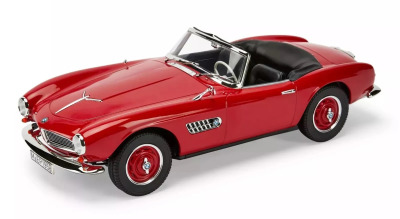 Масштабная модель ретро-автомобиля BMW 507 Cabrio (1958), Red, 1:18 Scale