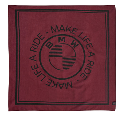 Бандана BMW Motorrad Bandana Make Life a Ride, Unisex, Red
