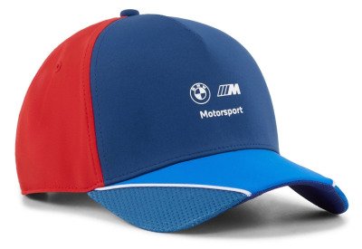 Бейсболка BMW M Motorsport Cap, Unisex, Blue/Red