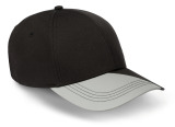 Бейсболка унисекс MINI Two-Tone Cap, black / grey, артикул 80165B320B5