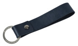 Кожаный брелок BMW Motorrad Leather Keyring, Dark Blue, артикул 76615B673C5