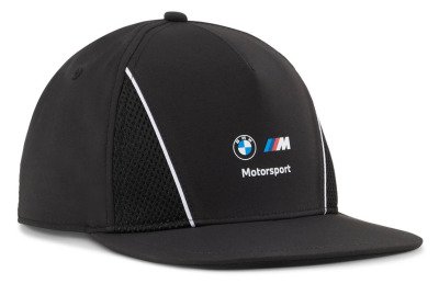 Бейсболка с плоским козырьком BMW M Motorsport Flat Brim Cap, Unisex, Black