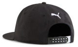 Бейсболка с плоским козырьком BMW M Motorsport Flat Brim Cap, Unisex, Black, артикул 80165B5D0E9