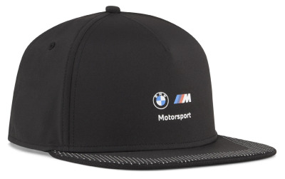 Бейсболка с плоским козырьком BMW MMS Flat Brim Cap, Unisex, Black