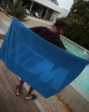 Большое пляжное полотенце BMW M Beach Towel, Blue, артикул 80165B810F3