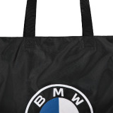 Сумка-шоппер BMW Shopper Bag, Classic Colour Logo, Black, артикул 80225B810B9